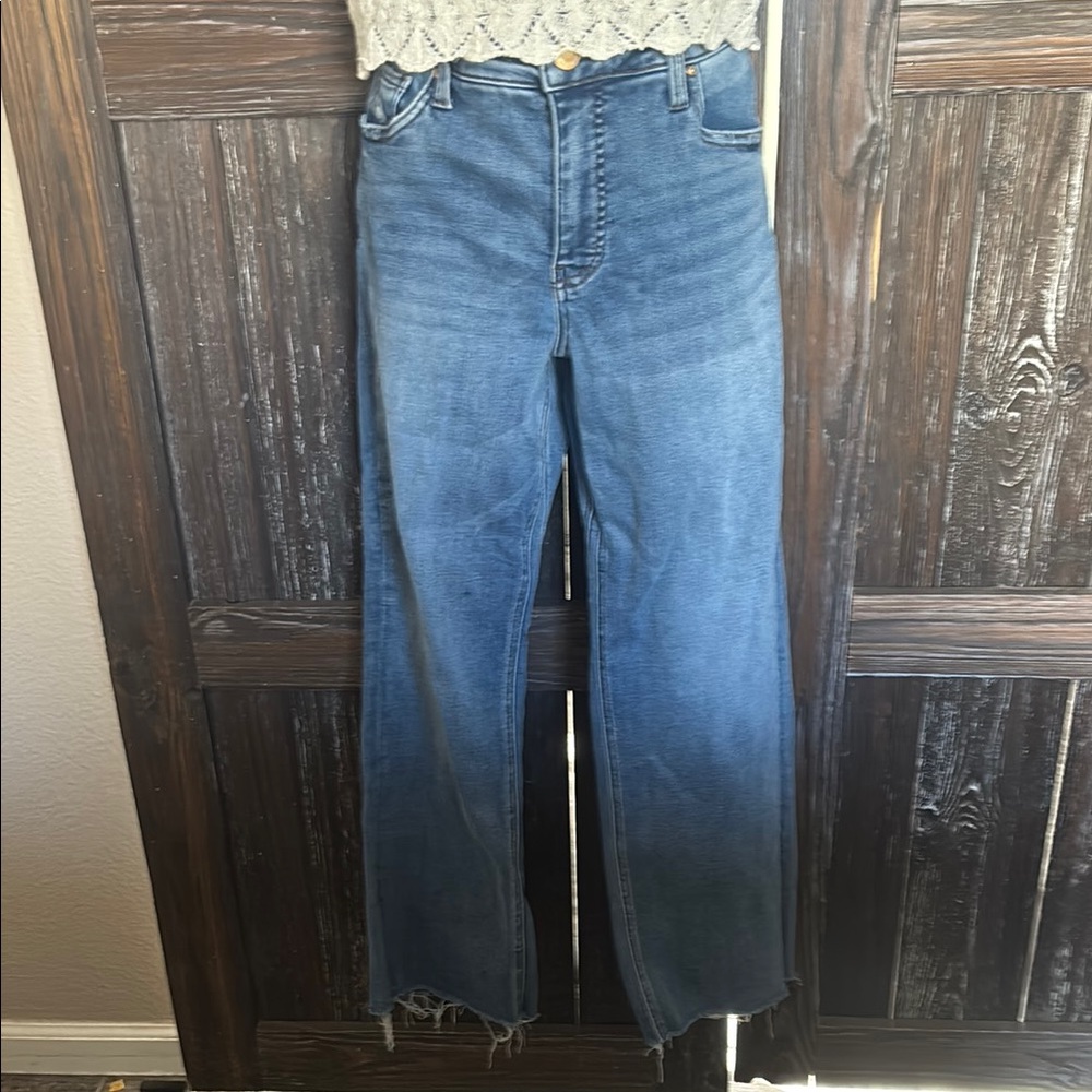 Kut from the Kloth Blue Wide Leg Jeans
